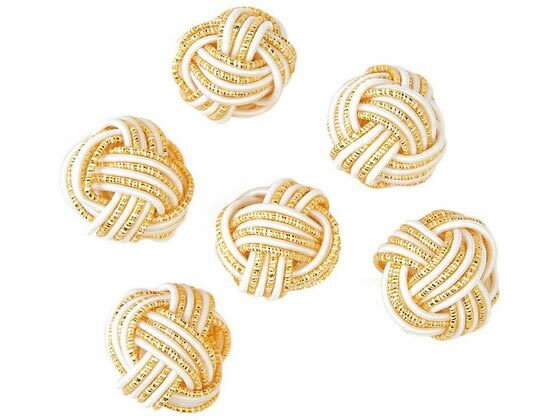 【ブラックフライデー限定★27日9:59迄店内ポイント2倍】【お取り寄せ】東京堂 金入り玉結び #1 白 6個入り インテリア 花材 フラワーアレンジメント 小物 ハンドメイド DIY 和風 お正月 フラワーアレンジメント道具 花器 花資材 花 フラワーアレンジメント材料