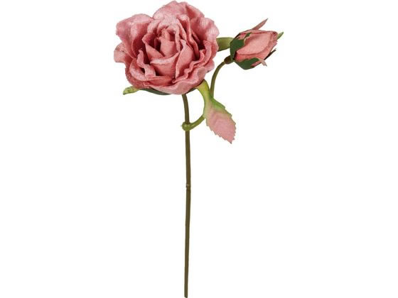 【レビュー投稿で100円OFFクーポン】YDM 造花 ミニベルベットローズピック ピンク ディスプレイ 店舗什器 値札 陳列 POP 掲示