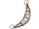 【ポイント2倍★22日20:00〜27日9:59迄】【お取り寄せ】YDM 35cm ナチュラルラタンクレッセント インテリア 花材 フラワーアレンジメント 飾る...