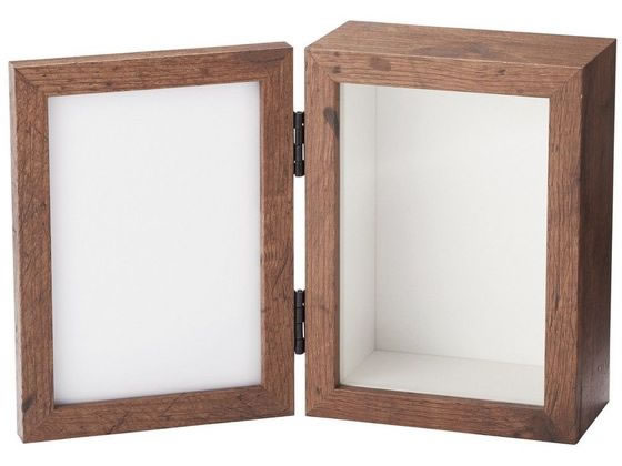 【レビュー投稿で100円OFFクーポン】【お取り寄せ】YDM ボックス&フォトフレームS ダークブラウン インテリア 花材 フラワーアレンジメント 箱 プレゼント 飾る 包装 花瓶 フラワーベース 花器 花資材 花 フラワーアレンジメント材料