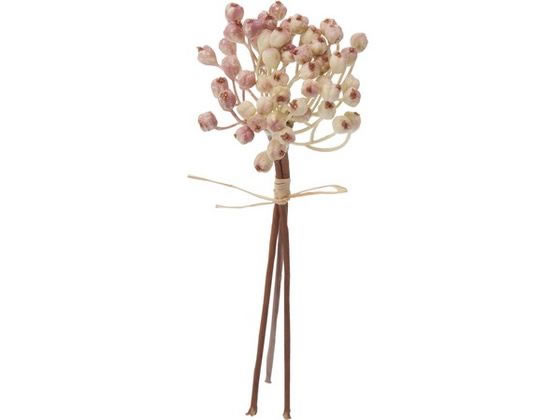 【お取り寄せ】YDM 造花 ミニクラスターベリーピック クリームピンク