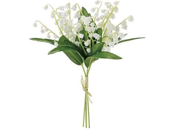【ブラックフライデー限定★27日9:59迄店内ポイント2倍】【お取り寄せ】東京堂 造花 フラワリーすずらんブーケ WHITE インテリア 枯れない 観葉植物 花材 フラワーアレンジメント フェイクフラワー 店舗装飾 花材 造花 花 フラワーアレンジメント材料