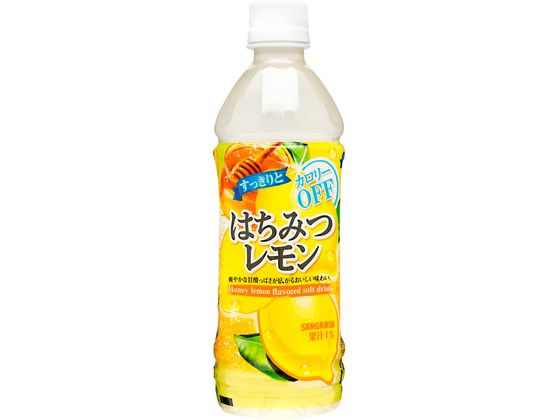 日本サンガリア すっきりとはちみつレモン 500mL ジュース 清涼飲料 缶飲料 ボトル飲料