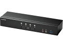 【レビュー投稿で100円OFFクーポン】【お取り寄せ】エレコム KVM パソコン切替器 DP 4ポート KVM-NDUS4 切替機 分配器 PC周辺機器 パソコン 家電