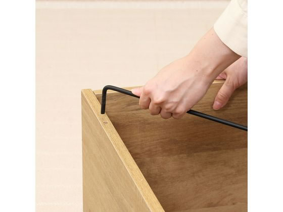 【楽天スーパーSALE限定★最大20%OFF＆2,000円クーポン】【メーカー直送】不二貿易 EZBOワイヤーデスク オークナチュラル W800*D420*H720mm【代引不可】【お客様組立】平机 スチールデスク ワゴン オフィスデスク 事務机 オフィス家具