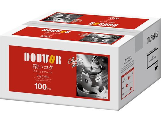 【レビュー投稿で100円OFFクーポン】ドトールコーヒー ドリップコーヒー クラシックブレンド 100杯 ド..