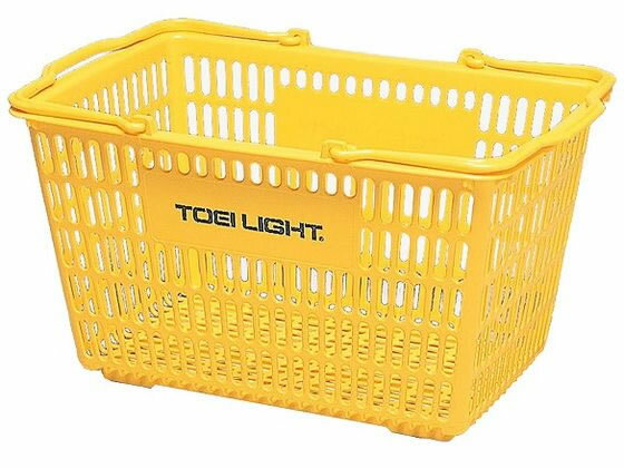 【ブラックフライデー限定★27日9:59迄店内ポイント2倍】【お取り寄せ】トーエイライト トレーナーカゴ 黄 B-4395