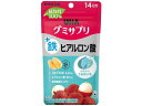 【ポイント2倍★22日20:00~27日9:59迄】【お取り寄せ】UHA味覚糖 UHAグミサプリ 鉄+ヒアルロン酸 14日分 鉄 サプリメント 健康食品