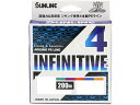 【レビュー投稿で100円OFFクーポン】【お取り寄せ】サンライン インフィニティブ×4 200m #1.5 5色 ソルト PEライン ライン ルアー用 釣り具 ...