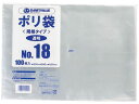 【店内全品ポイント2倍★16日9:59迄】 【お取り寄せ】スマートバリュー ポリ袋 18号 530×380mm 100枚 B318J ポリ規格袋 0.03mm ...