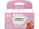 【レビュー投稿で100円OFFクーポン】P&G ジレット ヴィーナス うるもち肌 イチゴ畑 替刃 3個 P&G ジレット シェービング スキンケア