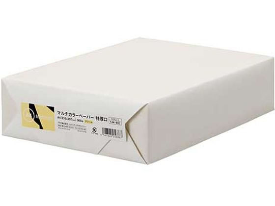 A4 Size Paper - 【レビュー投稿で100円OFFクーポン】【お取り寄せ】スマートバリュー カラーペーパー特厚口A4 クリーム 500枚 A280J-2 A4サイズ イエロー系 黄 カラーコピー用紙