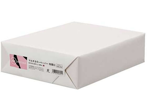 【レビュー投稿で100円OFFクーポン】【お取り寄せ】スマートバリュー カラーペーパー特厚口A4 桃 500枚 A280J-7 A4サイズ ピンク系 桃 カラーコピー用紙