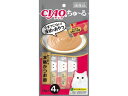【店内全品ポイント2倍★16日9:59迄】 【お取り寄せ】いなば CIAO ちゅーる かつお&本格かつお節 14g×4本 おやつ 猫 ペット キャット