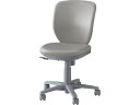 【レビュー投稿で100円OFFクーポン】【メーカー直送】ライオン事務器 オフィスチェアー肘なし グレー No.290S【代引不可】【お客様組立】肘なし レザーチェア オフィスチェア オフィス家具