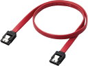 【マラソン限定★2000円クーポン&ポイント2倍】【お取り寄せ】エレコム SATA ケーブル 0.5m ストレート-ストレート レッド ST6-05/ID 関連...