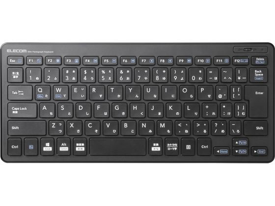 【お取り寄せ】エレコム ワイヤレスキーボード パンタグラフ 薄型 ブラック TK-FDP098TBK キーボード マウス 入力機器 パソコン 家電