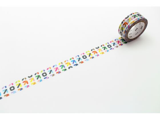 【マラソン限定2,000円クーポン★20日〜27日9:59迄ポイント2倍】 カモ井/mt 1P やじるし 15mm×7m/MT01D568 デコレーション 15mm幅 マスキングテープ