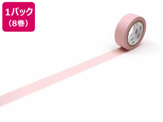【マラソン限定★ポイント2倍】【お取り寄せ】カモ井 mt 8P パステルスカーレット 15mm×7m MT08P484 デコレーション用マスキングテープ デコレーショングッズ