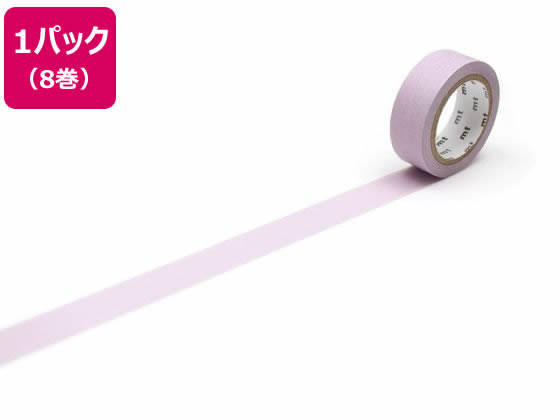 【楽天スーパーSALE限定★ポイント2倍＆2,000円クーポン】【お取り寄せ】カモ井 mt 8P パステルラズベリー MT08P494 デコレーション用マスキングテープ 15mm幅 デコレーショングッズ
