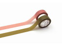 【レビュー投稿で100円OFFクーポン】【お取り寄せ】カモ井 mt upcycle tape ローズピンク×鶯 MT02UP04 デコレーション用マスキングテー...