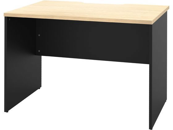 【レビュー投稿で100円OFFクーポン】【メーカー直送】アール・エフ・ヤマカワ プラン 木製デスク W1000×D700 ナチュラル×黒脚【代引不可】【お客様組立】平机 木製デスク ワゴン オフィスデスク 事務机 オフィス家具