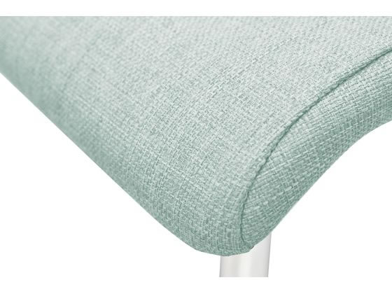 【レビュー投稿で100円OFFクーポン】【メーカー直送】アール・エフ・ヤマカワ ファブリックチェア ミント ホワイト脚 4脚セット【代引不可】4本脚 スタッキングチェア ミーティングチェア オフィス家具 [3]