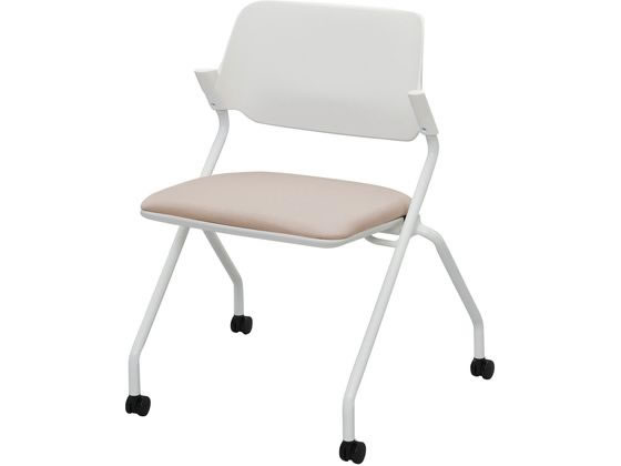 【レビュー投稿で100円OFFクーポン】【メーカー直送】アール・エフ・ヤマカワ SYネスティングチェア 肘無 ファブリック ラテベージュ【代引不可】ネスティング 平行スタッキングチェア スタッキングチェア ミーティングチェア オフィス家具