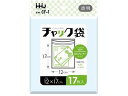 【店内全品ポイント2倍★16日9:59迄】 【お取り寄せ】ハウスホールドジャパン チャック袋 Wジッパータイプ 透明 17枚 CF-1 ジッパー式ポリ袋 ラッピ...