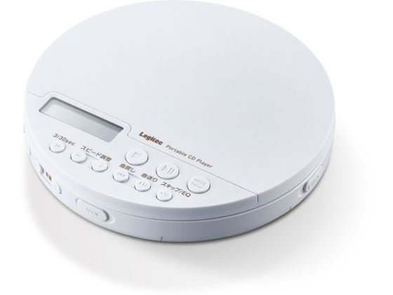 【お取り寄せ】エレコム CDプレーヤー 有線&Bluetooth対応 ホワイト LCP-PAPB02WH その1