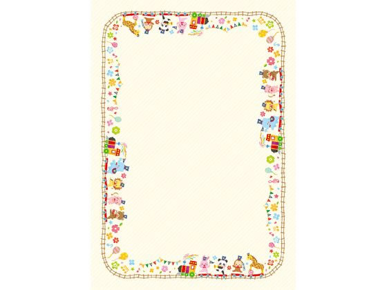 【ブラックフライデー限定★27日9:59迄店内ポイント2倍】ササガワ 証書用紙 B5判 アニマル 20枚 10-1710..