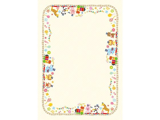 【ブラックフライデー限定★27日9:59迄店内ポイント2倍】ササガワ 証書用紙 A5判 アニマル 20枚 10-1720..