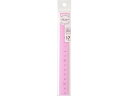 【店内全品ポイント2倍★16日9:59迄】 【お取り寄せ】西敬 マカロンルーラー (ラズベリー) MR-17RA 定規 スケール 教材 学童用品