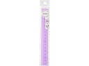 【店内全品ポイント2倍★16日9:59迄】 【お取り寄せ】西敬 マカロンルーラー (カシス) MR-17CA 定規 スケール 教材 学童用品