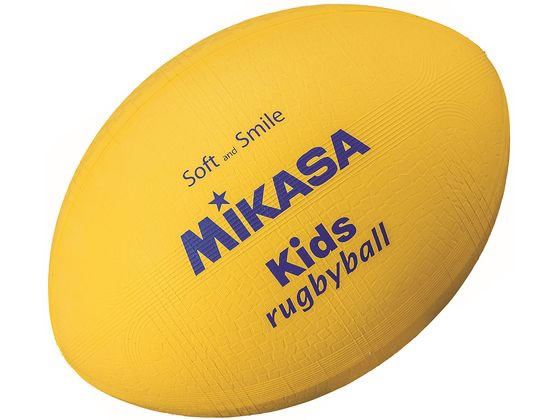 【ブラックフライデー限定★27日9:59迄店内ポイント2倍】【お取り寄せ】ミカサ スマイルラグビー ラージサイズ イエロー KFY
