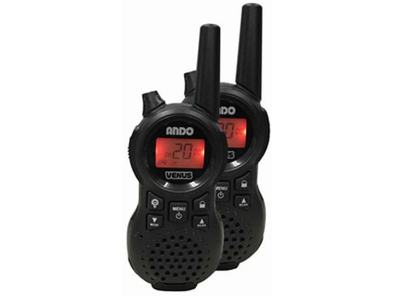 【レビュー投稿で100円OFFクーポン】【お取り寄せ】ANDO トランシーバー ヴィーナス 2個セット T20162Y..