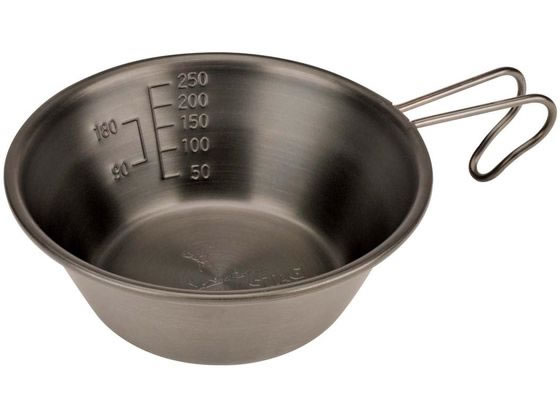 【ブラックフライデー限定★27日9:59迄店内ポイント2倍】【お取り寄せ】キャプテンスタッグ 黒酸化発色 ステンシェラカップ320ml UH-75 シェラカップ...