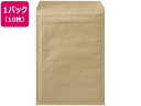 【店内全品ポイント2倍★16日9:59迄】 ユニオンキャップ クッション封筒 茶 340×255mm A4用 10枚 LC-3B