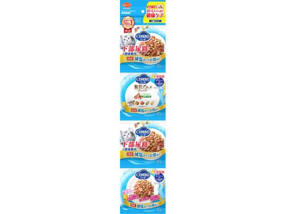 【レビュー投稿で100円OFFクーポン】【お取り寄せ】日本ペットフード コンボ キャット 連パック 猫下部尿路の健康維持 140g ドライフード 猫 ペット キャットフード