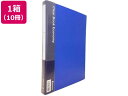 【店内全品ポイント2倍★16日9:59迄】 Forestway クリヤーブック エコノミー A4 40ポケット 青 10冊 A4 固定式 クリヤーファイル
