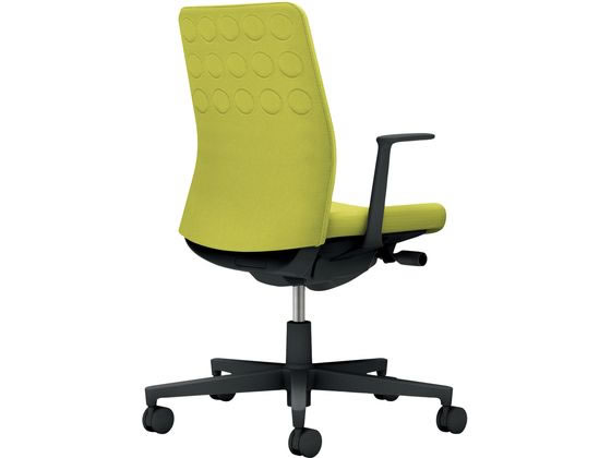 【スーパーSALE限定★2,000円クーポン&11日9:59迄ポイント2倍】【メーカー直送】コクヨ モネット 背クッション L肘 ブラック ライトオリーブ(W)【代引不可】【組立・設置・送料無料】肘付き 固定肘タイプ 布張りチェア オフィスチェア オフィス家具 [2]