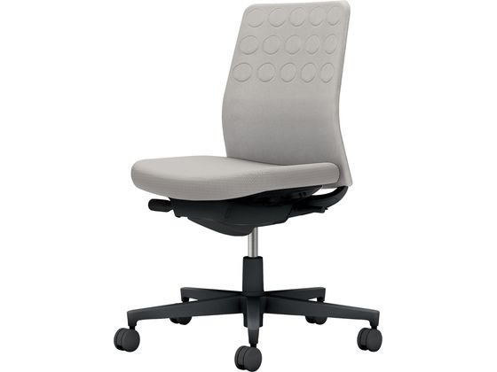 【楽天大感謝祭限定★26日9:59迄ポイント2倍】【メーカー直送】コクヨ モネット 背クッション 肘無 ブラック ライトグレー(U)【代引不可】【組立・設置・送料無料】肘なし 布張りチェア オフィスチェア オフィス家具