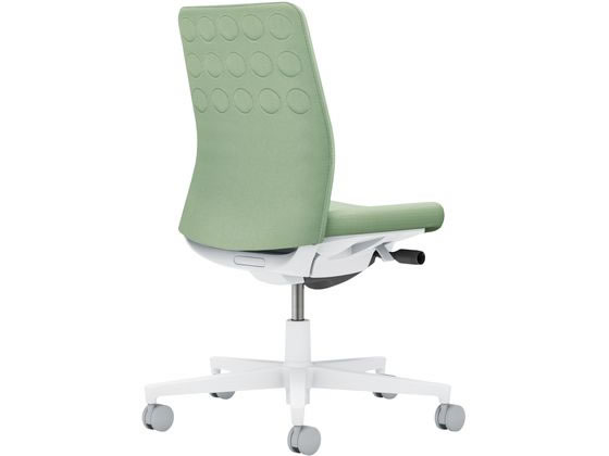 【楽天大感謝祭限定★26日9:59迄ポイント2倍】【メーカー直送】コクヨ モネット 背クッション 肘無 ホワイトグレー パウダーミント(W)【代引不可】【組立・設置・送料無料】肘なし 布張りチェア オフィスチェア オフィス家具 [2]