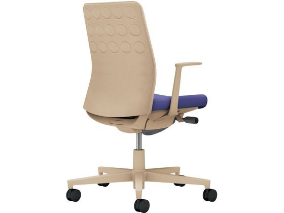 【レビュー投稿で100円OFFクーポン】【メーカー直送】コクヨ モネット 背クッション L肘 Sベージュ Sベージュ Dパープル(U)【代引不可】【組立・設置・送料無料】肘付き 固定肘タイプ 布張りチェア オフィスチェア オフィス家具 [2]