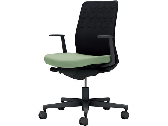 【レビュー投稿で100円OFFクーポン】【メーカー直送】コクヨ モネット 背クッション L肘 ブラック ブラ..