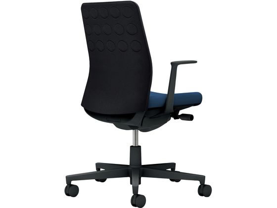 【レビュー投稿で100円OFFクーポン】【メーカー直送】コクヨ モネット 背クッション L肘 ブラック ブラック ネイビー(W)【代引不可】【組立・設置・送料無料】肘付き 固定肘タイプ 布張りチェア オフィスチェア オフィス家具