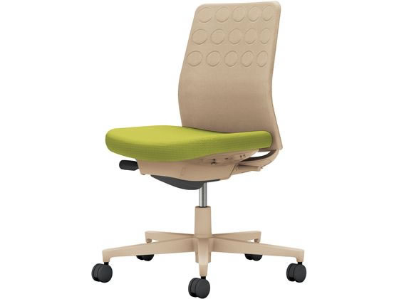 【楽天大感謝祭限定★26日9:59迄ポイント2倍】【メーカー直送】コクヨ モネット 背クッション 肘無 Sベージュ Sベージュ ライトオリーブ(W)【代引不可】【組立・設置・送料無料】肘なし 布張りチェア オフィスチェア オフィス家具