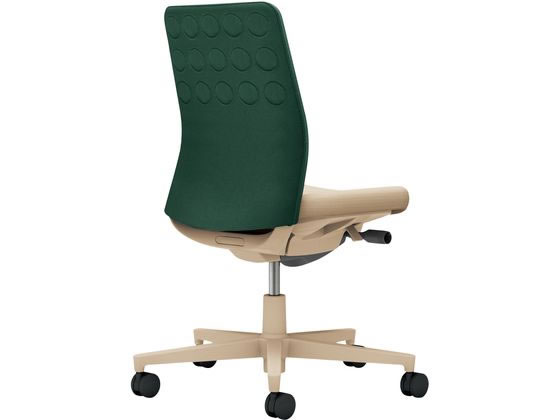 【ブラックフライデー限定★27日9:59迄店内ポイント2倍】【メーカー直送】コクヨ モネット 背クッション 肘無 Sベージュ Dグリーン Sベージュ(W)【代引不可】【組立・設置・送料無料】肘なし 布張りチェア オフィスチェア オフィス家具 [2]