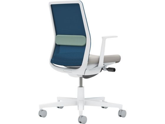 【レビュー投稿で100円OFFクーポン】【メーカー直送】コクヨ モネット 背メッシュ L肘 ホワイトグレー ネイビー ライトグレー(U)【代引不可】【組立・設置・送料無料】肘付き 固定肘タイプ メッシュチェア オフィスチェア オフィス家具