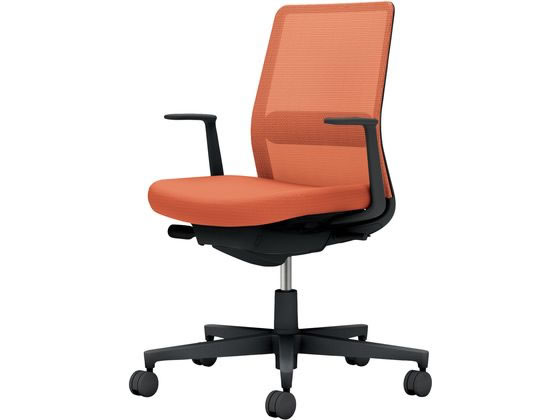 【楽天大感謝祭限定★26日9:59迄ポイント2倍】【メーカー直送】コクヨ モネット 背メッシュ L肘 ブラック ソフトテラコッタ(U)【代引不可】【組立・設置・送料無料】肘付き 固定肘タイプ メッシュチェア オフィスチェア オフィス家具